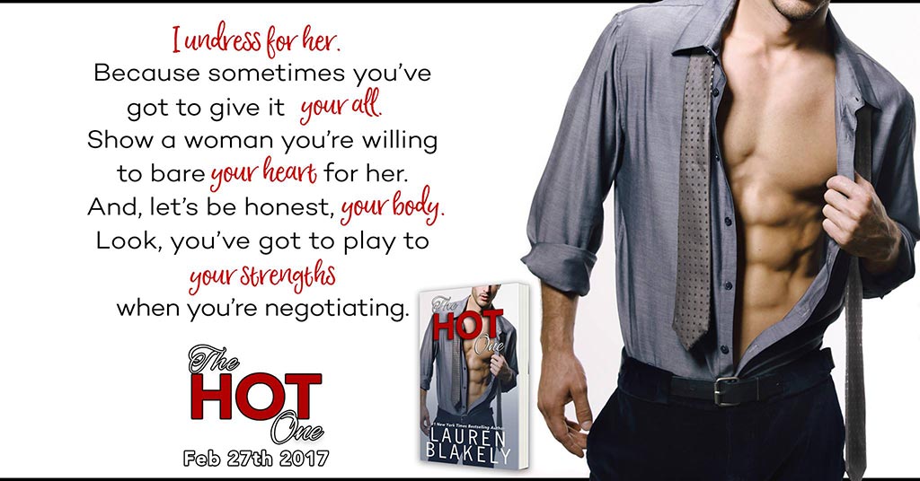 Lauren Blakely book cover The Hot One