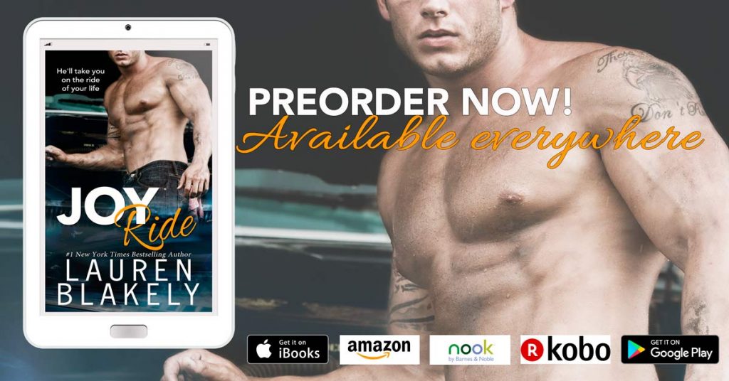 Lauren Blakely book cover Joy Ride