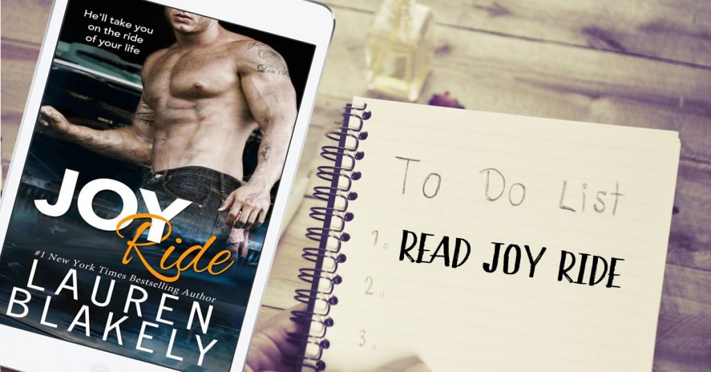 Lauren Blakely book cover Joy Ride