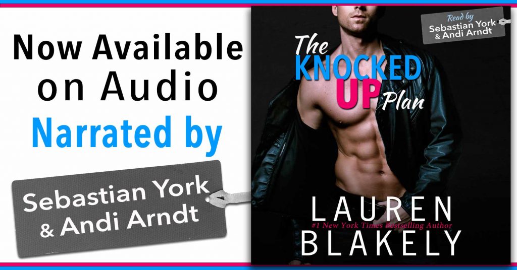 Lauren Blakely book cover The Knocked Up Plan
