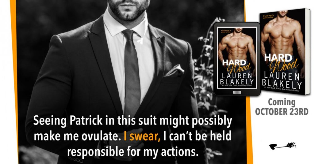 Lauren Blakely book cover Hard Wood