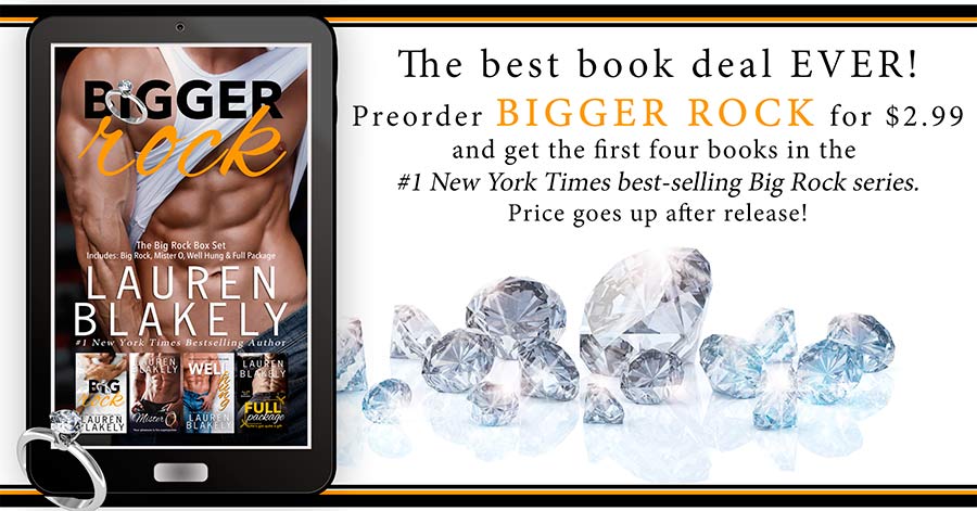 Lauren Blakely book cover Bigger Rock