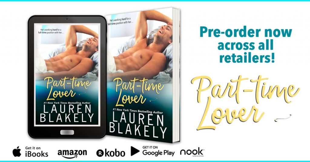 Lauren Blakely book cover Part Time Lover