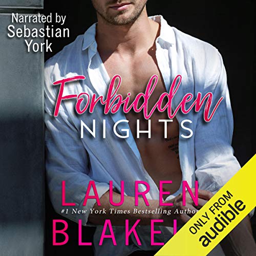 Audiobook cover for '"FORBIDDEN NIGHTS (Joy Delivered Duet Book 2)"' by Lauren Blakely