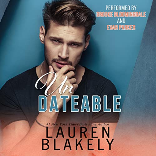 Audiobook cover for '" UNDATEABLE (Happy Endings Book 5)"' by Lauren Blakely