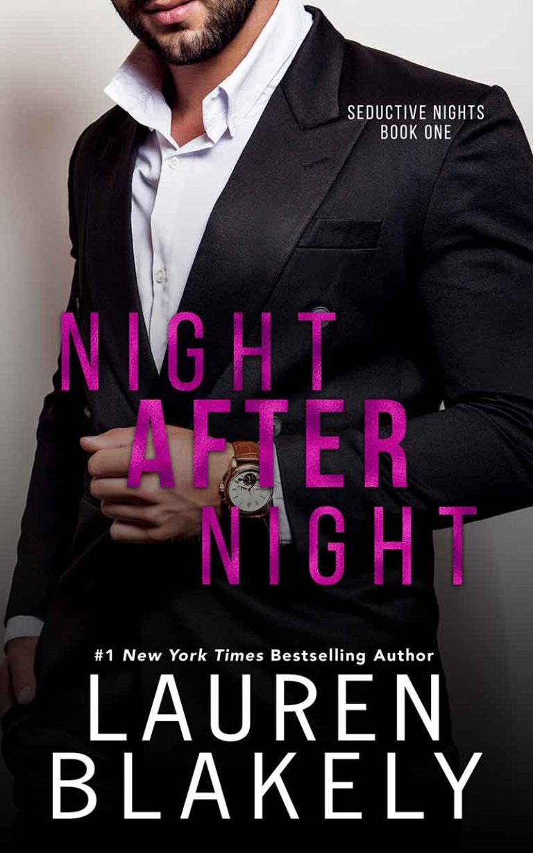 Book cover for 'NIGHT AFTER NIGHT (Seductive Nights Book 1)' by Lauren Blakely