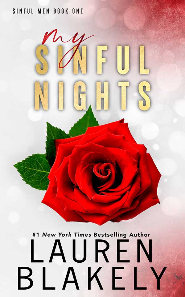 Book cover for 'MY SINFUL NIGHTS (Sinful Men Book 1)' by Lauren Blakely