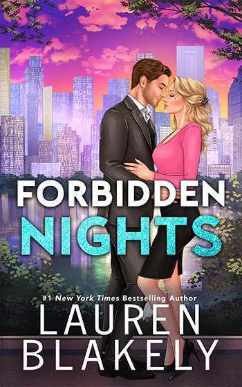 Book cover for 'FORBIDDEN NIGHTS (Joy Delivered Duet Book 2)' by Lauren Blakely