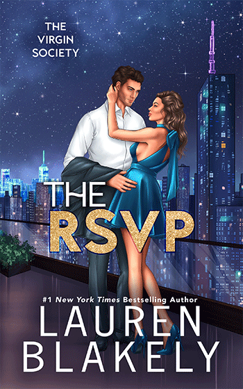 Book cover for 'THE RSVP (The Virgin Society Book 1)' by Lauren Blakely