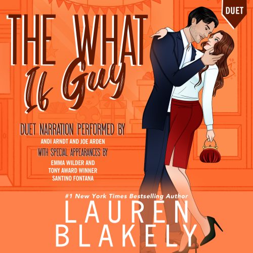 Audiobook cover for '"THE WHAT IF GUY (The Guys Who Got Away Book 3)"' by Lauren Blakely