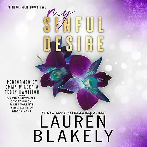 Audiobook cover for '"MY SINFUL DESIRE (Sinful Men Book 2)"' by Lauren Blakely