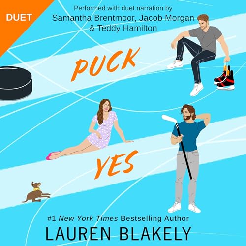 Audiobook cover for 'PUCK YES' by Lauren Blakely