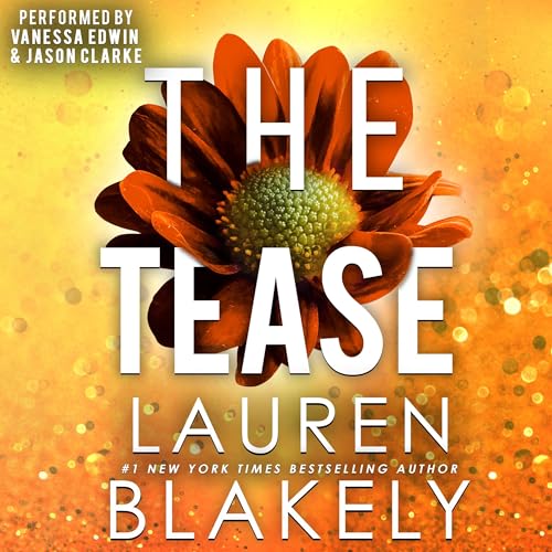 Audiobook cover for '"THE TEASE (The Virgin Society Book 3)"' by Lauren Blakely